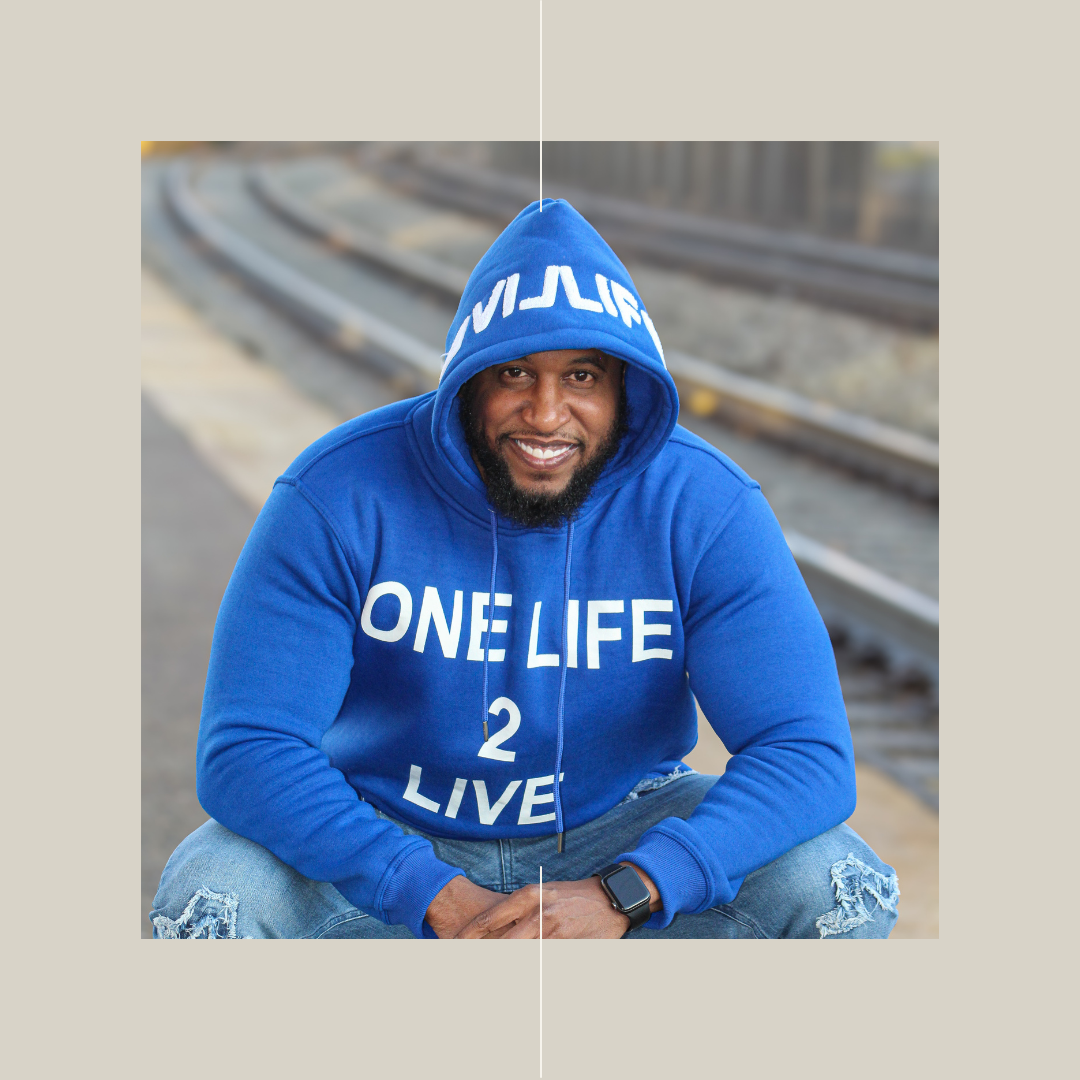 LIVE LIFE WORLDWIDE BLUE HOODIE