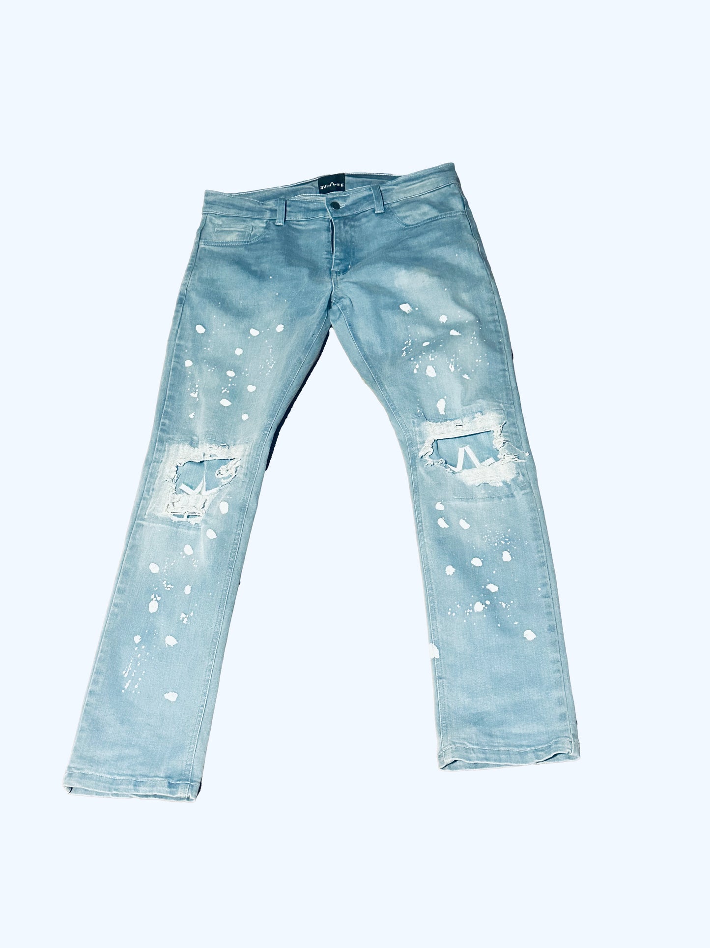 LIVE LIFE LL PATCH DENIM JEANS