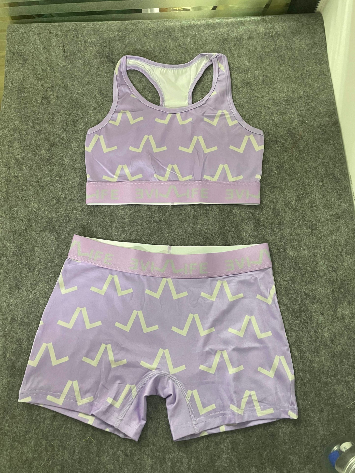 Live Life Purple Lounge set