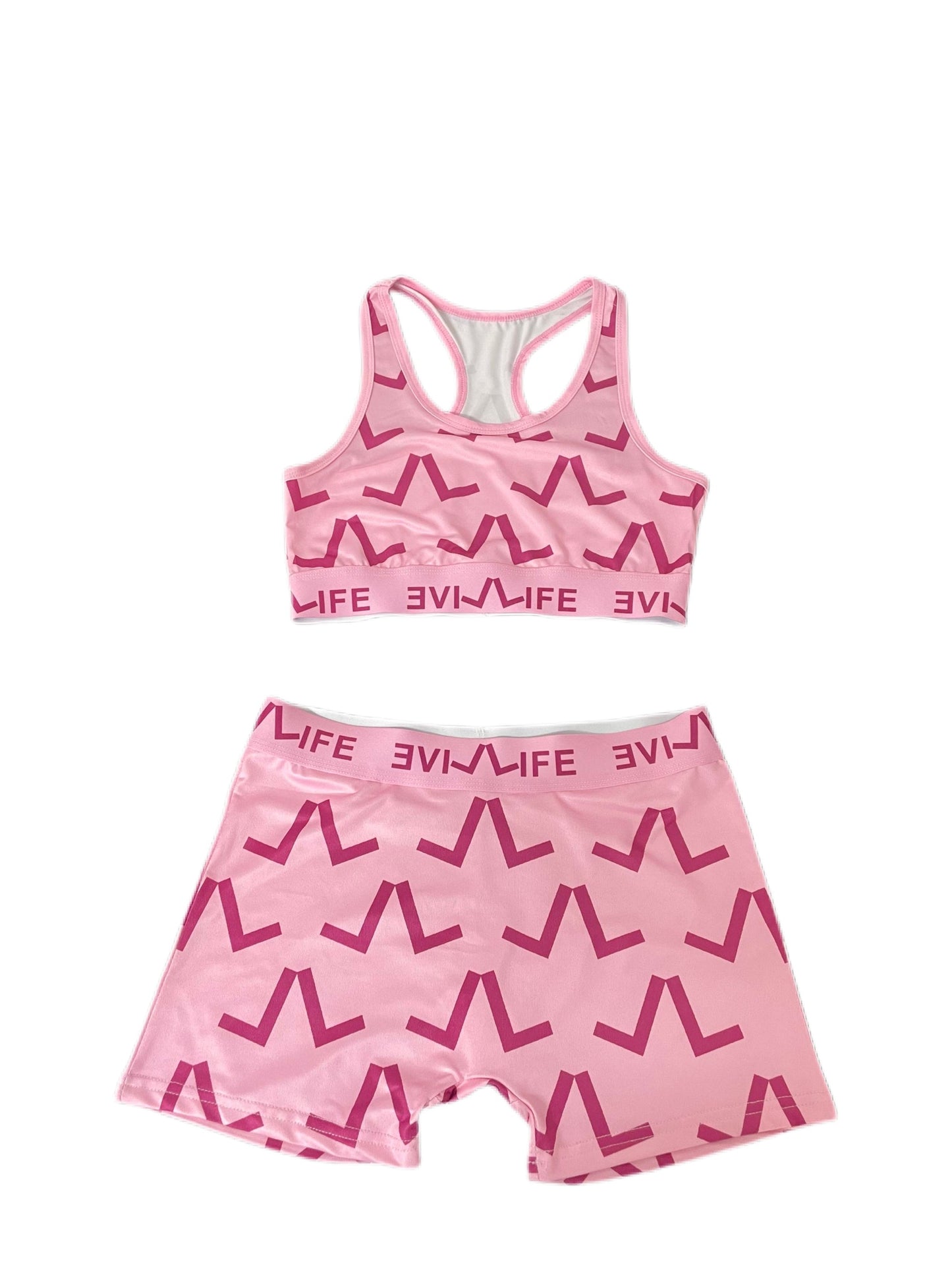 Live life pink lounge set