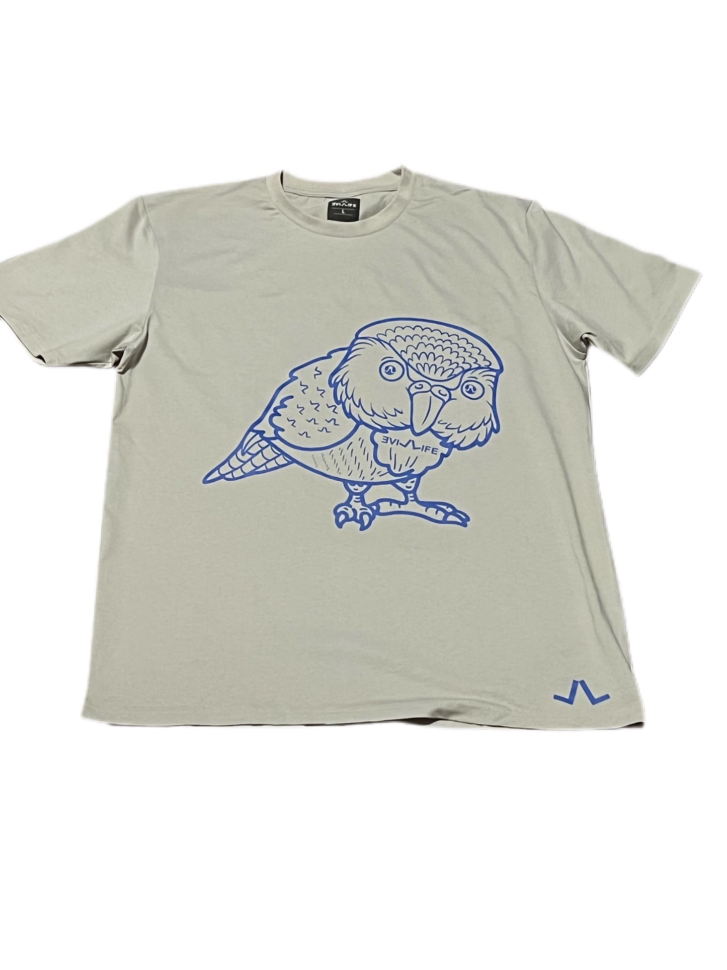 Mascot Gray Blue shirt