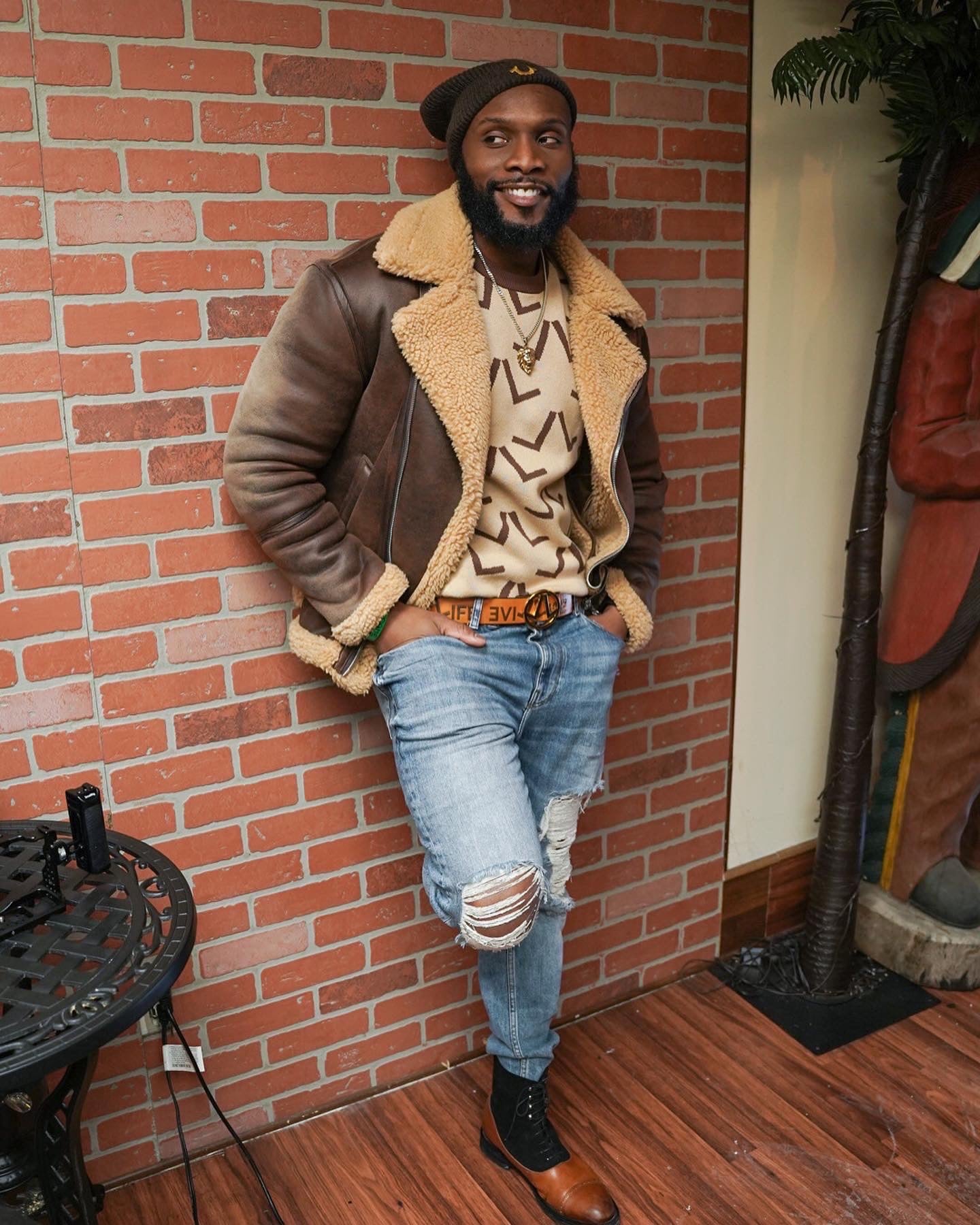 LL BROWN SIGNATURE SWEATER