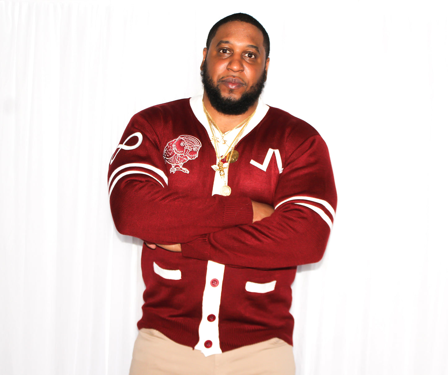 LIVE LIFE BURGUNDY CARDIGAN