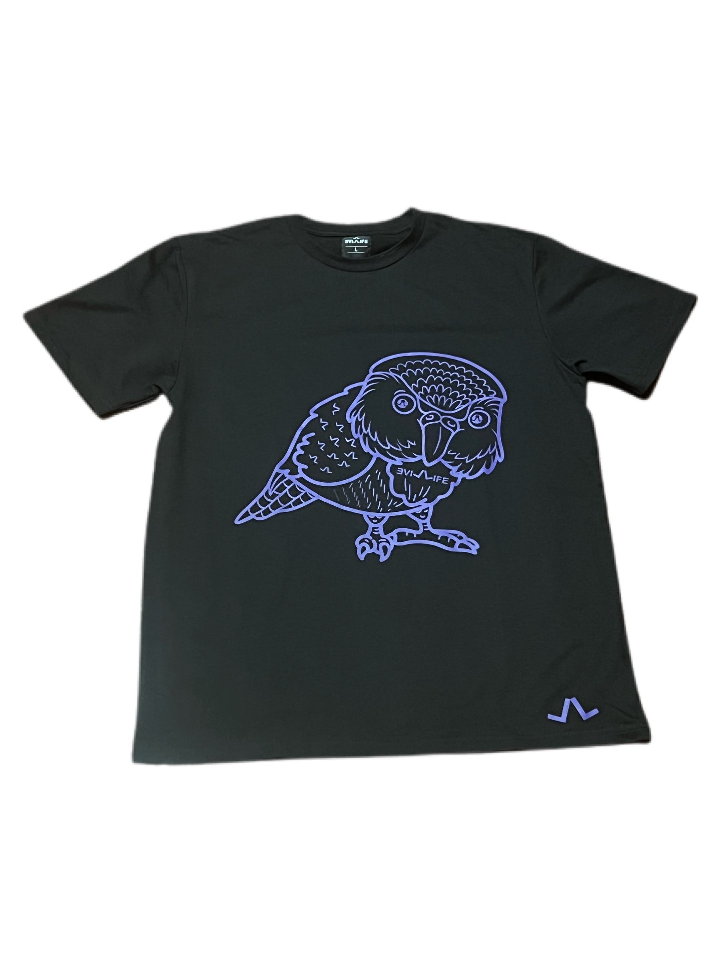 Black Purple Mascot T shirt