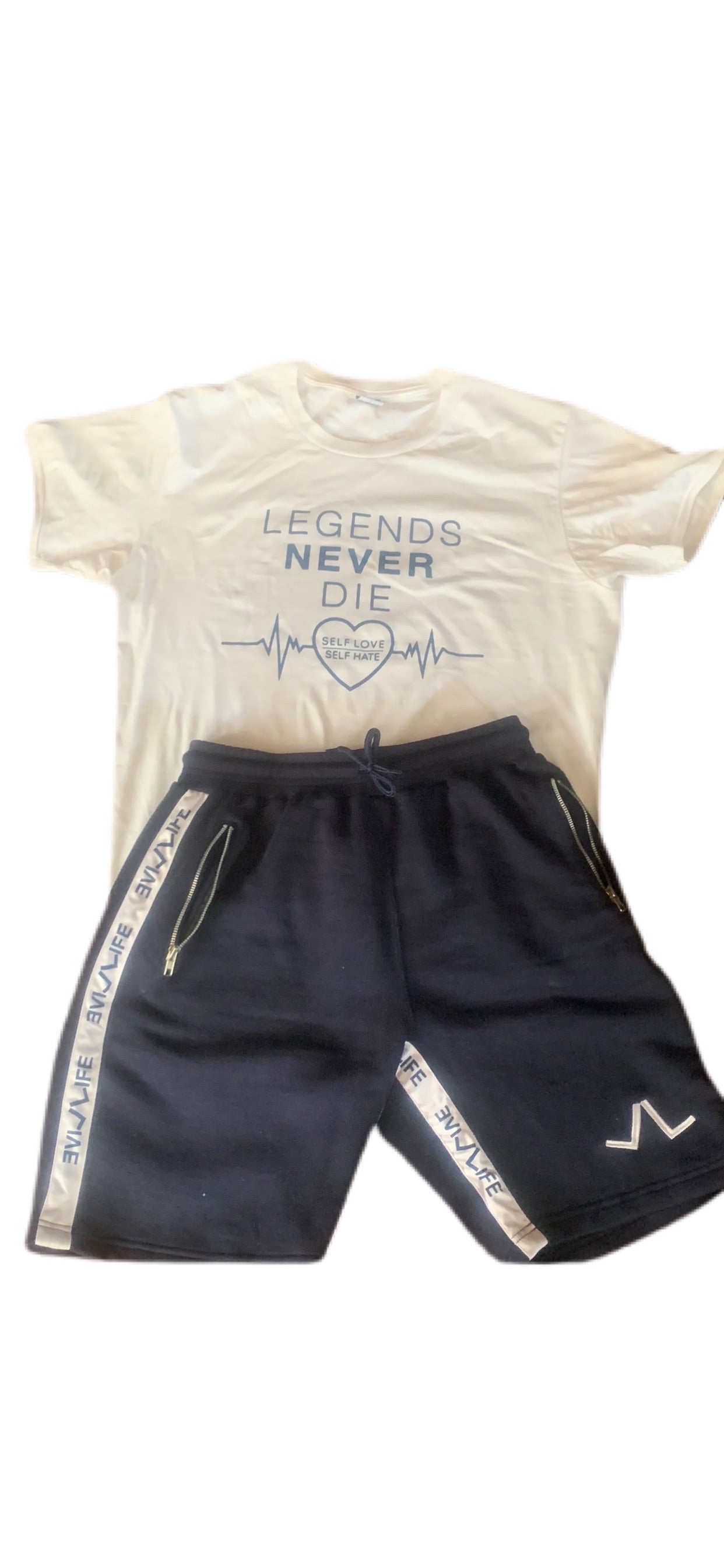 LEGENDS NEVER DIE T SHIRT (KIDS BLUE)