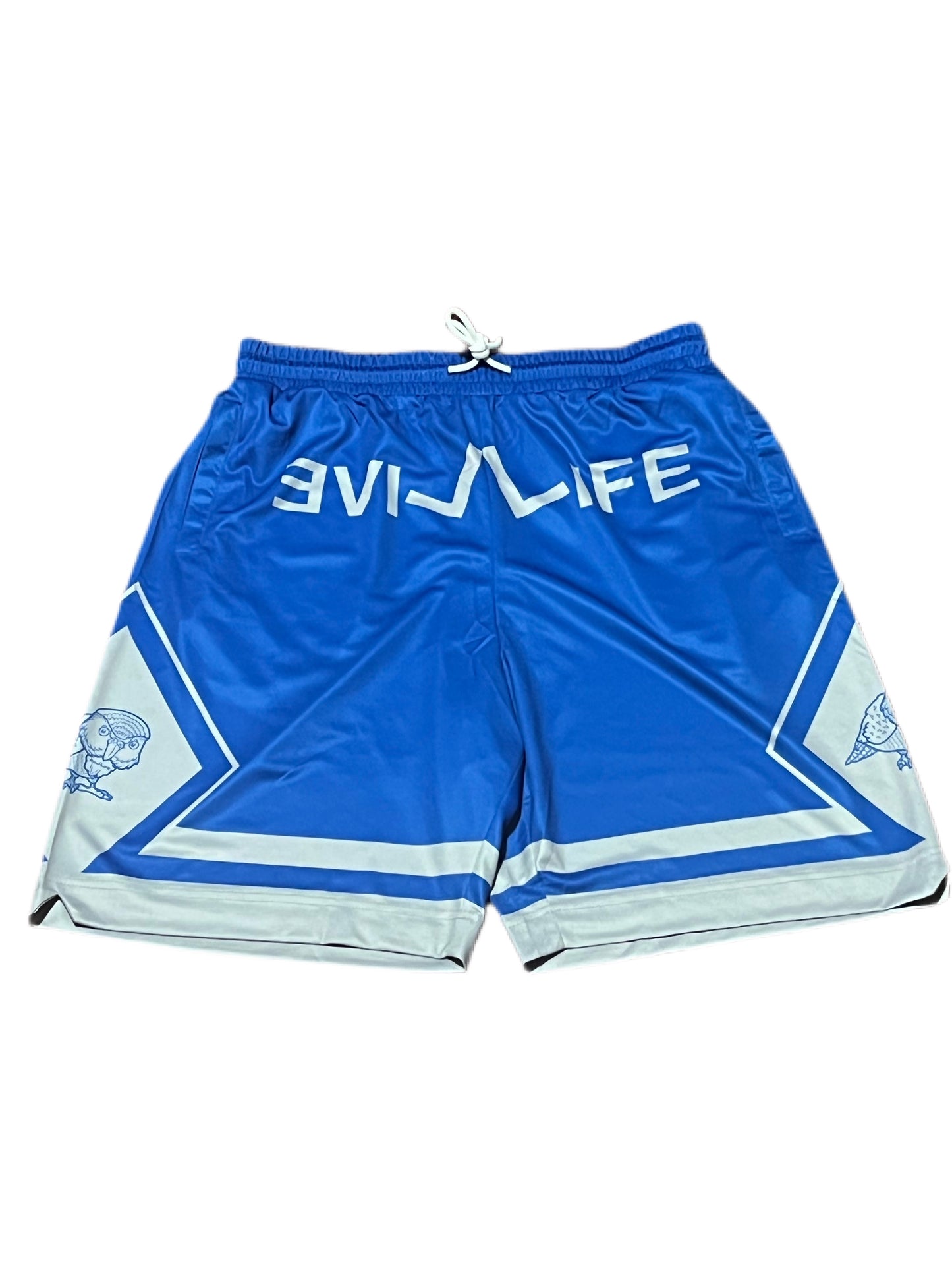 Mascot Royal Blue Gray Shorts Only