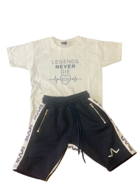LIVE LIFE BLUE SHORTS (KID)