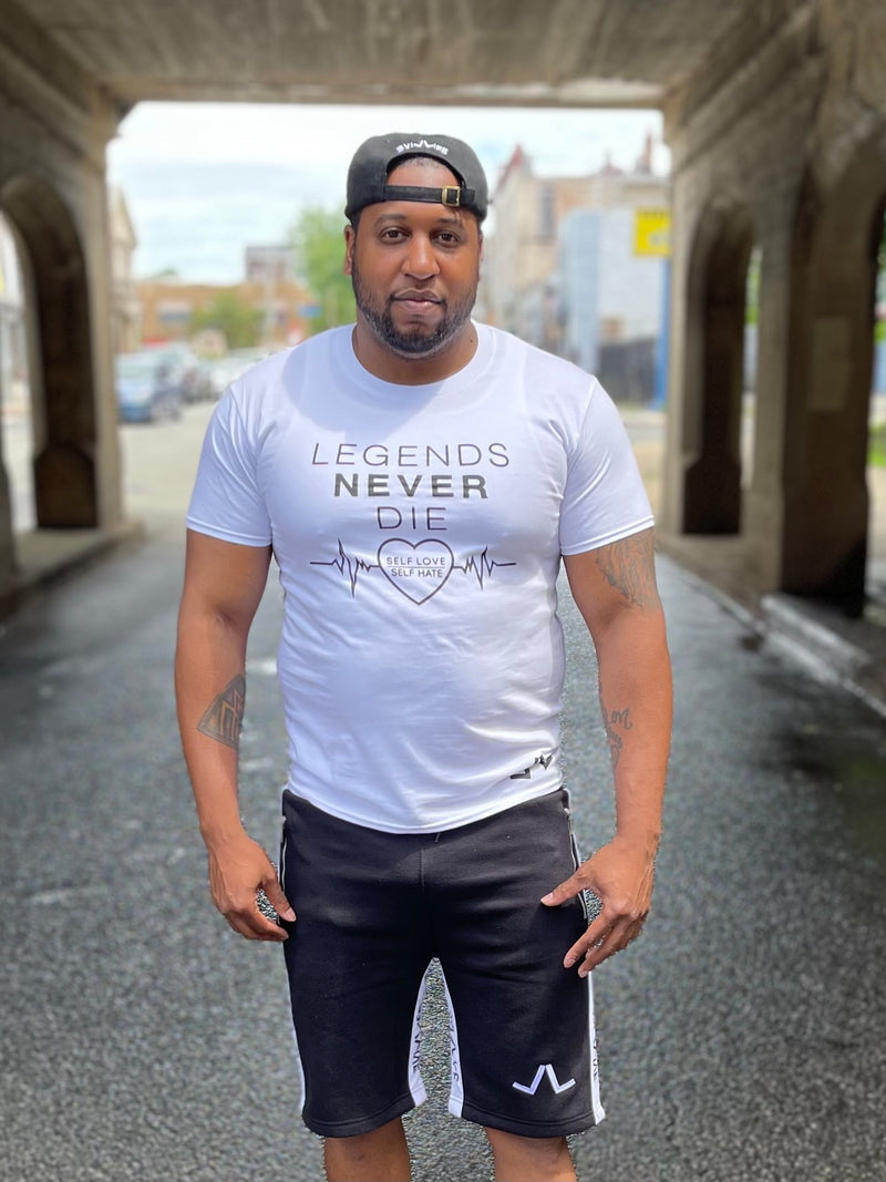 LEGENDS NEVER DIE T-SHIRT (BLACK)