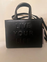 LIVE LIFE BLACK BAG